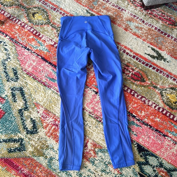 Lululemon Train Times 7/8 Pant 25" ••Blazer Blue - Picture 7 of 9